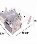 Open Frame PC Case For ATX, MATX And ITX Motherboards, Transparent Acrylic Chassis With Open Design For Easy Cooling And DIY Desktop Rig