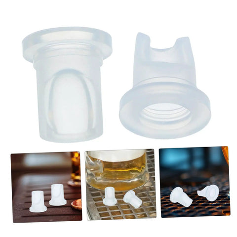 Duck Bill Valve Keg Coupler Replacement 2 Pack For Beer Keg Systems Plastic Material Restores Valve Function And Keeps Beer Fresh And Pure For Bar Pros And Home Draft Setups Reduces Foam And Delivers Smooth Pours. white plastic duck bill valve replacement 2 pack for keg coupler