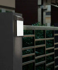 Solar Powered Post Accent Lights Set Of 4 For Outdoor Use Black Lights With Warm Glow, Simple Install, on modern fence post