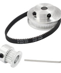 Heavy Duty Two Piece GT2 Synchronous Timing Pulley Set With 20 Tooth And 60 Tooth Aluminum Pulleys 8mm Bore inclusive