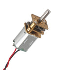 Mini Micro N20 Gear Motor DC 3V-6V With Full Metal Gearbox For DIY Robot Car Projects, Slow Speed High Torque 52 RPM At 3V