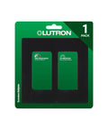 Black 2-Gang Decorator Light Switch Cover Plate, Screwless Snap-On Wall Plate For Decorator Switches, Gloss Finish CW-2-BL package