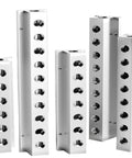 Heavy Duty T Type Aluminum Air Hose Inline Manifold Block Splitter For Standard And High Ventilation Pneumatic Systems 5 Way 7 Port