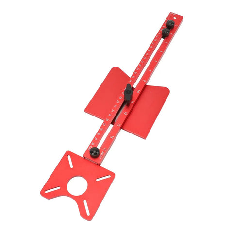 Rock Solid Heavy Duty 4 In 1 Aluminum Router Jig Kit With Quick Assembly Backer Bracket for precise circle cutting and edge trimming.