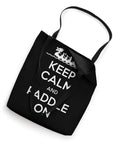 Black tote bag with 'Keep Calm and Paddle On' text, Racing Inspired Tote Bag For Fans And Racers With Festive Dragon Boat Festival Design