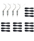 614 Hollow Cup Drone Propellers And Coreless Micro Motors Kit For RC Helicopters And Quadcopters, 16 Propeller Blades And 4 Micro Motors