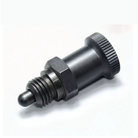 Rock Solid M16 Index Plunger Pin With Zero Play Locking Action And Hardened Carbon Steel Body for heavy duty machinists.