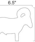 DIY AR500 Silhouette Target Swingers Eight Piece NRA IHMSA Compatible Rifle Ready Set for 1 Inch Pipe 3/8 Inch Steel Ram Target