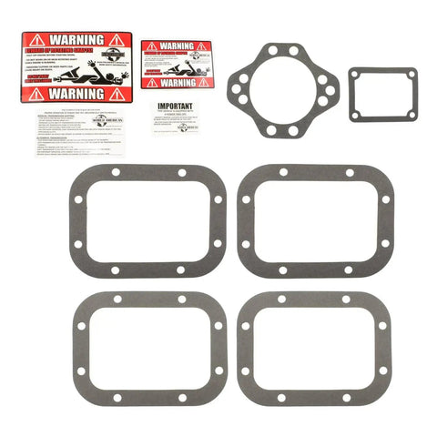 8 Bolt PTO Mounting Gasket Kit For Heavy Duty Hydraulics And Tractors, Replacement Interchange XKMOUNTINGGSK, Standard Gasket Set, Durable Fit For Quick, Easy Install