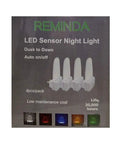 4 Pack Plug In Blue LED Night Lights With Dusk To Dawn Sensor Auto On When It Is Dark And Off At Daybreak Soft Sleep Friendly Glow