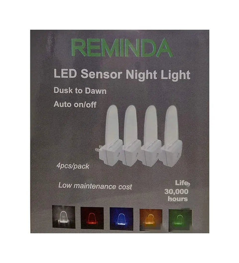 4 Pack Plug In Blue LED Night Lights With Dusk To Dawn Sensor Auto On When It Is Dark And Off At Daybreak Soft Sleep Friendly Glow