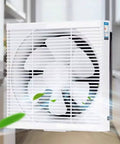 10 Inch Window Reversible Exhaust Fan For Through Wall Installation With Shutter Box And Blower Ventilation Air Extractor