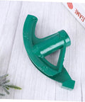 Two Piece Copper Tubing Bender Set Manual Pipe Bending Tool For Professional Plumbing And Electrical Projects Easy Flex Elbow Maker Durable Steel Construction Heavy Duty HZWMQDLF, green steel bender, precision curve tool.