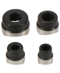 Metal dies for 15 Ton Hydraulic Knockout Punch Kit with Half Inch to Four Inch Conduit Cutter, for electrician projects