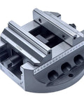 Heavy Duty CNC Self Centering Milling Vise Built Tough With A Rock Solid Alloy Base And Wide Jaw Opening for precise machining.