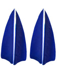 Dope Turkey Feather Arrow Fletching Vanes Kit 50 Pcs In 3 4 5 Inch Lengths Right Wing Shield And Teardrop Shapes Blue DIY Arrow Building