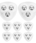 Total Game Changer For Moving Bedroom Sets With Eight Heavy Duty Swivel Casters And Strong Peel And Stick Pads set of 8 white adhesive casters.
