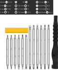 Top Notch 12 In 1 Screwdriver Set For Electronics Repair Kit With Torx Y Type Triangle Bits Perfect For Home Appliance Fixes And Gadgets Maintenance Tasks, 12-bit set with magnetic handle