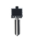 H2 P2 Compatible Complete Hotend Assembly With Solid Diamond Tip 3D Printer Nozzle For Precise Prints, 0.4mm front view