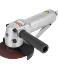 4 Inch Pneumatic Air Angle Grinder 11000 Rpm High Speed Polisher Heavy Duty Metalwork Tool with disc for fast rust stripping and deburring.