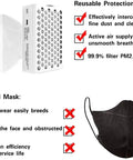 Comparison chart between Broad Airpro Mask Powered Air Purifying Respirator With HEPA H13 Filter and traditional mask features.