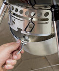 Original Kettle Premium Charcoal Grill 22 Inch Black Outdoor BBQ Grill With Built In Thermometer ash catcher detail