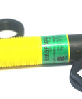 Photoelectric Sensor S18SP6DQ 0 To 100 mm Sensing Range PNP Output 150 MA DC 10 To 30 V Industrial Automation Sensor Built For Fast Object Detection And Reliable Tracking Across Conveyor Lines Packaging Machines And Robotic Systems, yellow cylindrical body with threaded mount