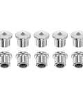 10 Pack 12mm Dowel Center Pins For Woodworking, Hollow Transfer Pins With Sharp Points, Pro Grade 304 Stainless Steel Drill Guiding Tool Set