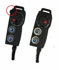 Grab This Sweet CNC Electronic Handwheel With Multiple MP Modes Including BD4S BA5S BE6S And More. It's A Top Pick For Any Serious Shop That Wants Smooth Control Over Your Machine Setup Today. black CNC electronic handwheel with cable and mode dials