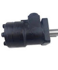 Built Tough Real Deal Hydraulic Motor For Eaton Char Lynn H Series Four Bolt Flange side view with polished shaft.