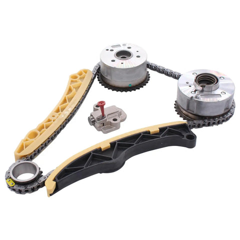 Get Your Hyundai Or Kia Motor Running Like New With This Heavy Duty Timing Chain Kit Including Tensioner Guide VVT Gears.