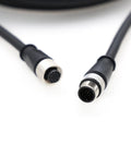 Pro Grade Vision Sensor Cable M12 17 Pin A Plug And Play Female Connector for machine vision systems, black cables with connectors