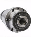 BT40 Spindle Motor 8000RPM Belt Drive Built Tough For Milling Machines And Auto Tool Change Rig shows precision machined spindle part.