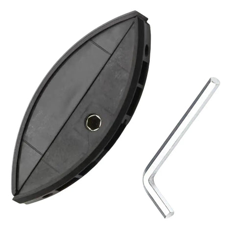 Hella Tough 50 Pack Nylon Biscuit Joiner Tenons For Invisible Wood Frame Connectors Featuring A Secure 45 Degree Angled Lock Pin Design For Slick No Screw Assembly On Heavy Duty Plywood Projects, includes hex wrench.