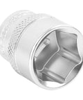 Close-up of single socket from 24 Piece Metric Socket Set With Deep And Shallow Sockets 8mm To 19mm Thin Wall Design For Tight Spaces