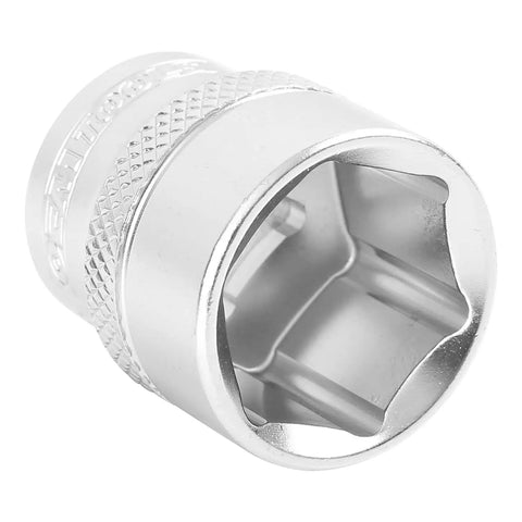 Close-up of single socket from 24 Piece Metric Socket Set With Deep And Shallow Sockets 8mm To 19mm Thin Wall Design For Tight Spaces