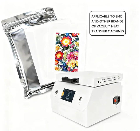 Pro Grade A4 PET Sublimation Film 8.3 By 11.7 Inches 3D Heat Transfer Film Matte Clear PreTreat Sheets with heat transfer machine