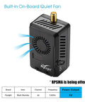 Black Mamba 5.8GHz FPV Transmitter VTX 40 Channel for GoPro and FPV Drones 5V Output with RPSMA Antenna Connector