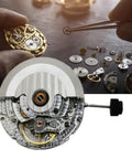 High Precision Automatic Mechanical Watch Movement 2824 2 Replacement Part With Black Calendar At 3 O Clock Durable Metal Build