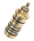 Real Deal 130156 Shower Valve Cartridge Replacement Featuring Heavy Duty 3 4 Inch Brass Core, single brass cartridge with seals.