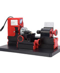 Yduupxe Mini Metal Lathe Machine 20K RPM High Speed Steel wood turning tool, compact design, suitable for DIY projects