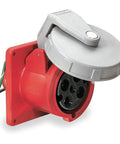Badass Heavy Duty Three Pole Four Wire Twist Lock Receptacle Built Tough For Job Sites And Shops Rock Solid Plug In Power Socket Outlet industrial grade twist lock outlet with protective cover.