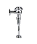 Exposed Aquaflush Manual Diaphragm Flush Valve With 3.5 GPF Sweat Solder Kit Cast Chrome Wall Flange ADA Compliant Handle