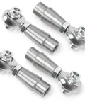 Beefed Up 1/2 Inch Heim Joints Rod End Kit with Chromoly Panhard Right and Left Hand Thread Tube Adapter and Jam Nut, 2 Pair
