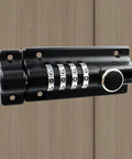 Black Zinc Alloy Mechanical Combination Cam Lock With Keyless Code Heavy Duty Anti Theft Lock for Office Cabinets