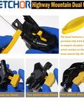 Hydraulic Disc Brake Bleed Kit for Mountain Bikes with 13 Quick Connect Joints and Funnels
