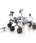 Metal Earth Mars Rover Perseverance And Ingenuity Helicopter 3D Metal Model Kit For Ages 14 And Up No Glue Needed Snap Together Build Experience