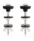 Universal Toilet Tank To Bowl Bolts Kit With Heavy Duty Stainless Steel Bolts Waterproof Rubber Gaskets And Washers Extra Long Nuts