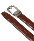 Leather Ratchet Dress Belt For Men With Automatic Buckle Handmade All Leather Strap Ultra Smooth Scratch Resistant Buckle