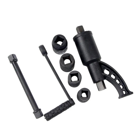 Torque Multiplier Set Wrench Lug Nut Remover Labor Saving Heavy Duty Tire Tool with metal attachments for lug nut removal
